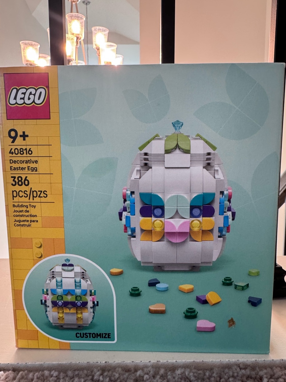 Lego decorative Easter egg